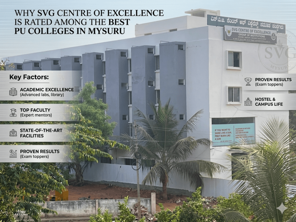Why SVG Centre of Excellence Is Rated Among the Best PU Colleges in Mysuru