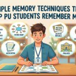 Simple Memory Techniques That Help PU Students Remember More